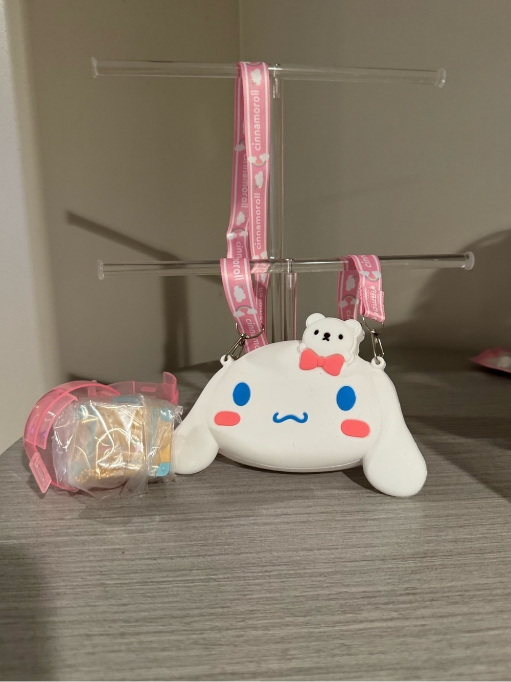 Sanrio Cinnamoroll Crossbody Bag & Gachapon